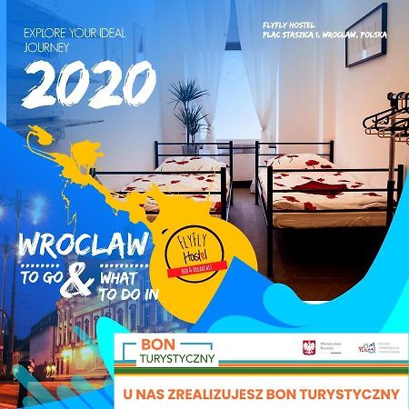 Flyfly Hostel , Darmowy Parking , Rezerwuj Przez Urzadzenia Mobilne -10 Procent Wrocław Kültér fotó